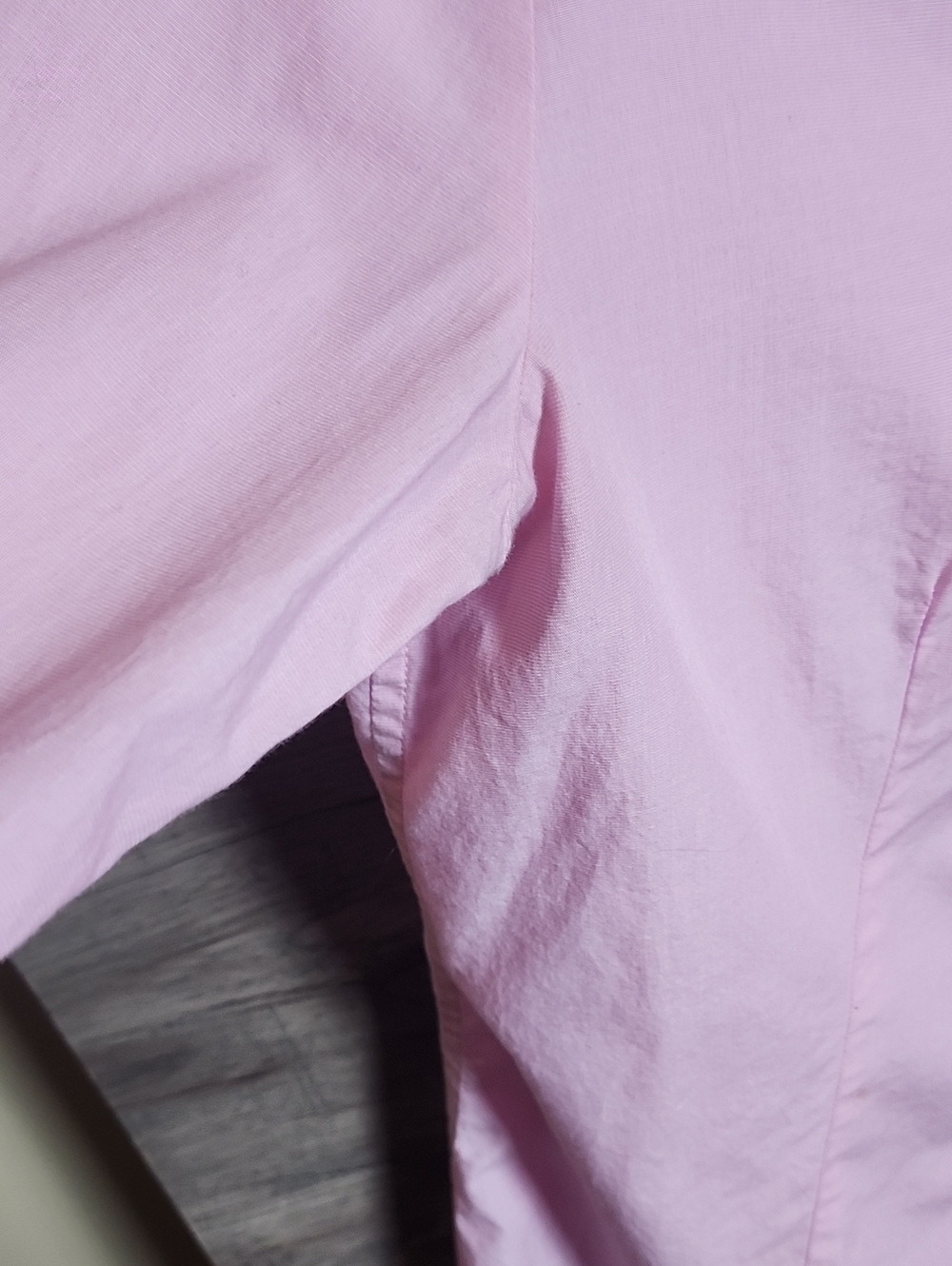 Talbots Ruffle Front Button Down Shirt In Pink - Picture 4 of 8